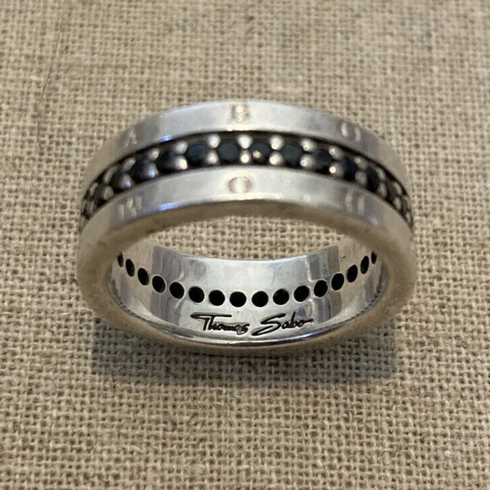 THOMAS SABO Eternity Sterling Silver Band Ring